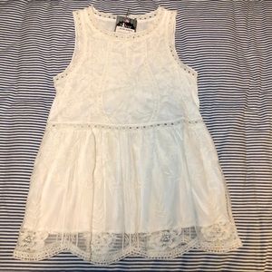 NWT Entro Floral Lace Overlay Tank Top M